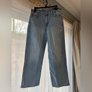 American Eagle Stovepipe High Rise Light Blue Jeans 6 Regular 28W NWT